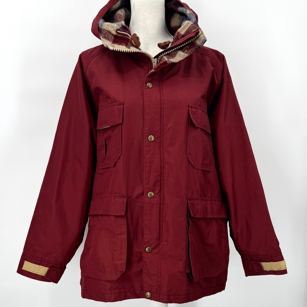 Vintage L.L. Bean Baxter State Wool Lined Parka Chore Jacket USA